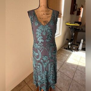 Sundance embroidered dress size L